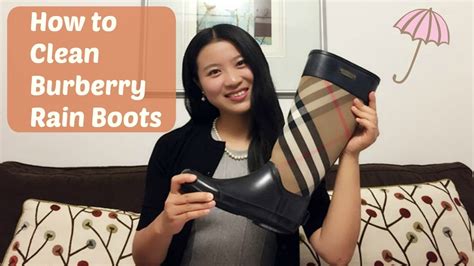 Tips For Cleaning Burberry Rain Boots 